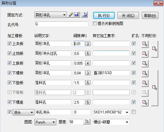 TsaiPress夹板成型冲如何增加防呆C角